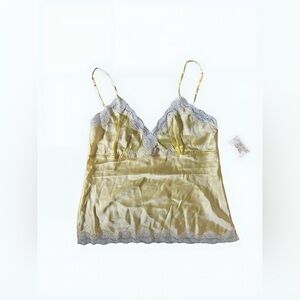 Gold Hawk Sunshine Silk Lace Camisole L